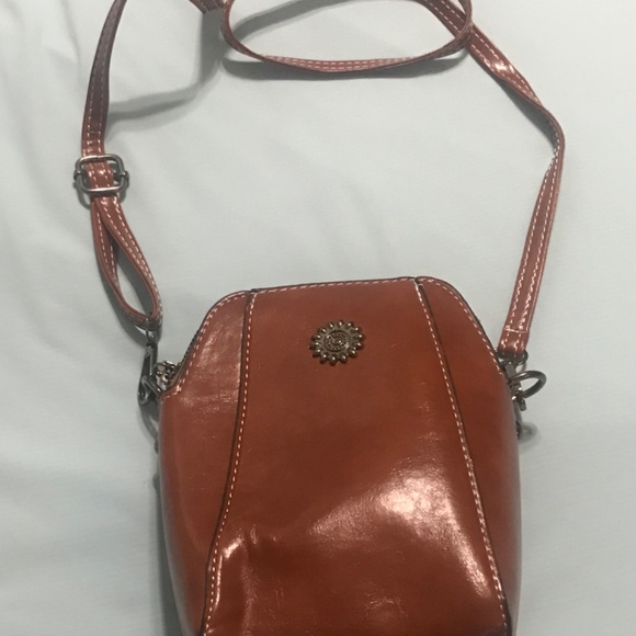 Dark brown crossbody bag and card holder - Picture 4 of 8